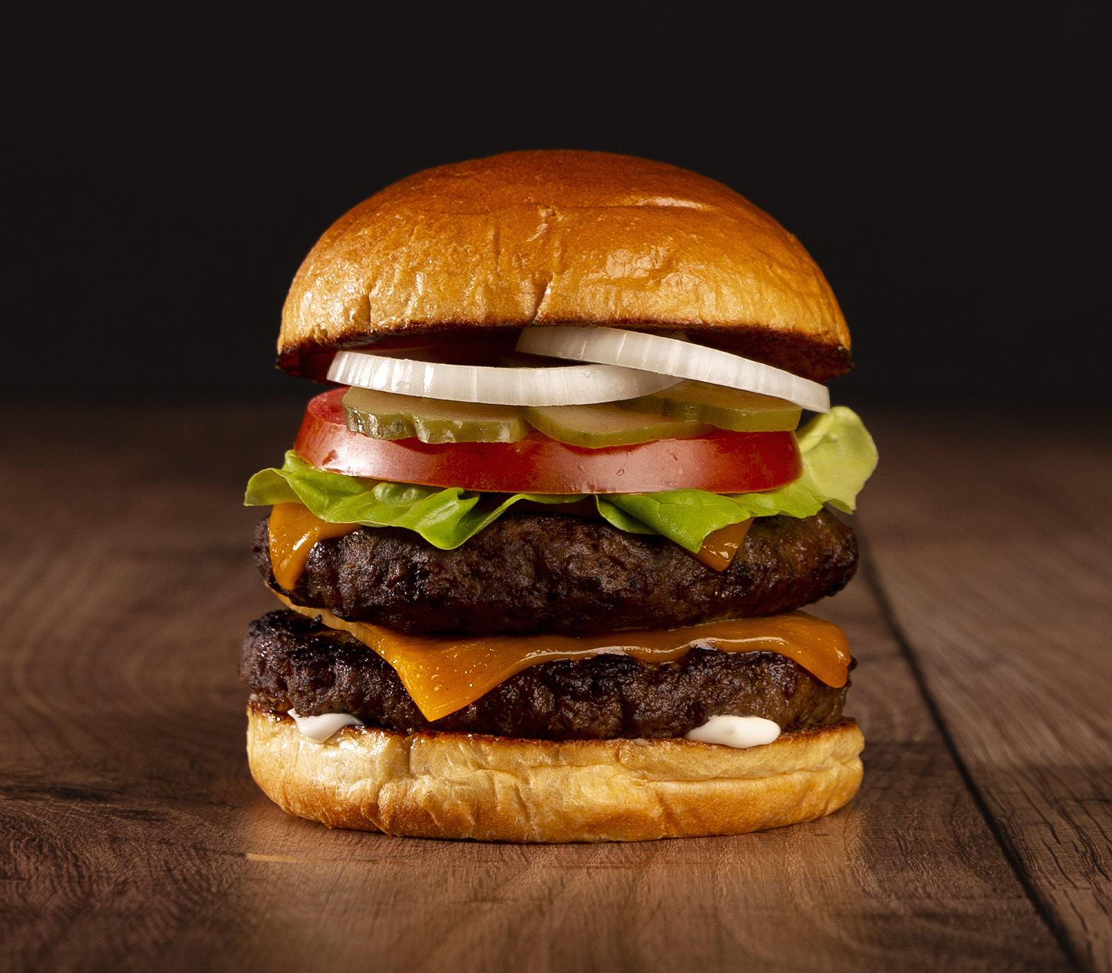 Order The Double Cheeseburger food online from Ranch Burger Co. store, Columbus on bringmethat.com