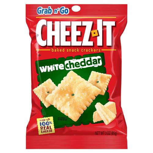 Order Cheez-It White Cheddar - 3 oz Bag/Single food online from Bottle Shop & Spirits store, Los Alamitos on bringmethat.com