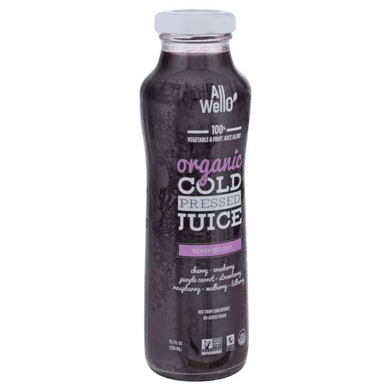 Order Allwello Organic Juice Berry Delight (11.1 oz) food online from Rite Aid store, Brook Park on bringmethat.com