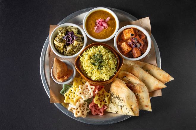 Order Karol Bagh Kitty Party Thali food online from Curry Up Now store, Decatur on bringmethat.com
