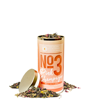 Order No. 3 Pink Champagne Green Tea Infusion food online from The Oil Bar store, Atlanta on bringmethat.com