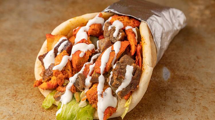 Order Build-a-Gyro food online from Naz's Halal Food To Go store, Brentwood on bringmethat.com