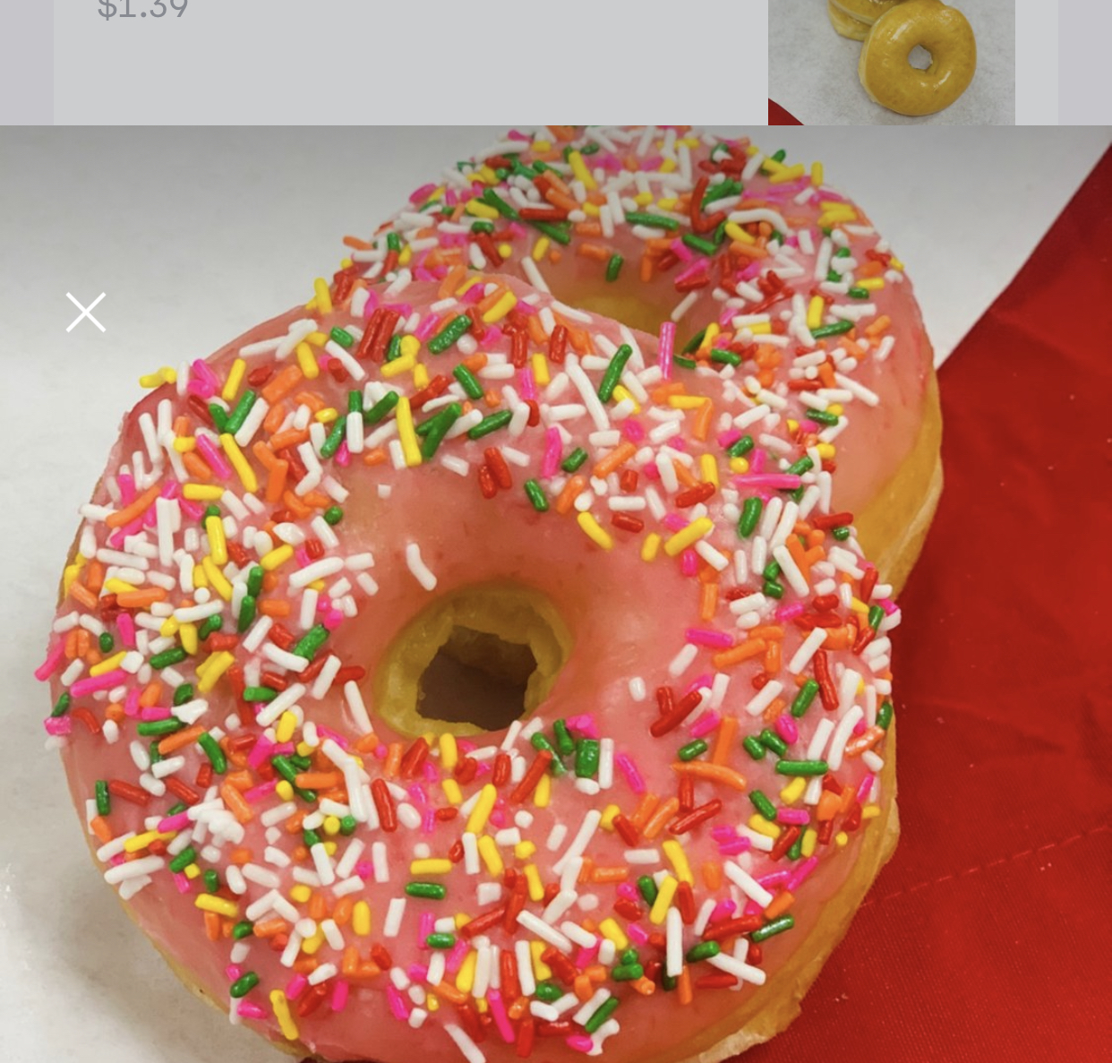 Order Pink Sprinkle Donut food online from Bosa Donuts store, Surprise on bringmethat.com