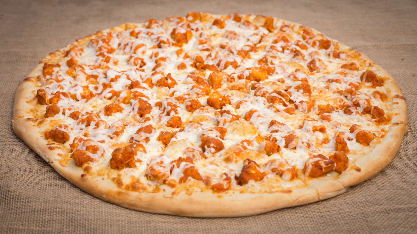 Order Buffalo Chicken Pizza food online from Golden Desserts store, Albany on bringmethat.com
