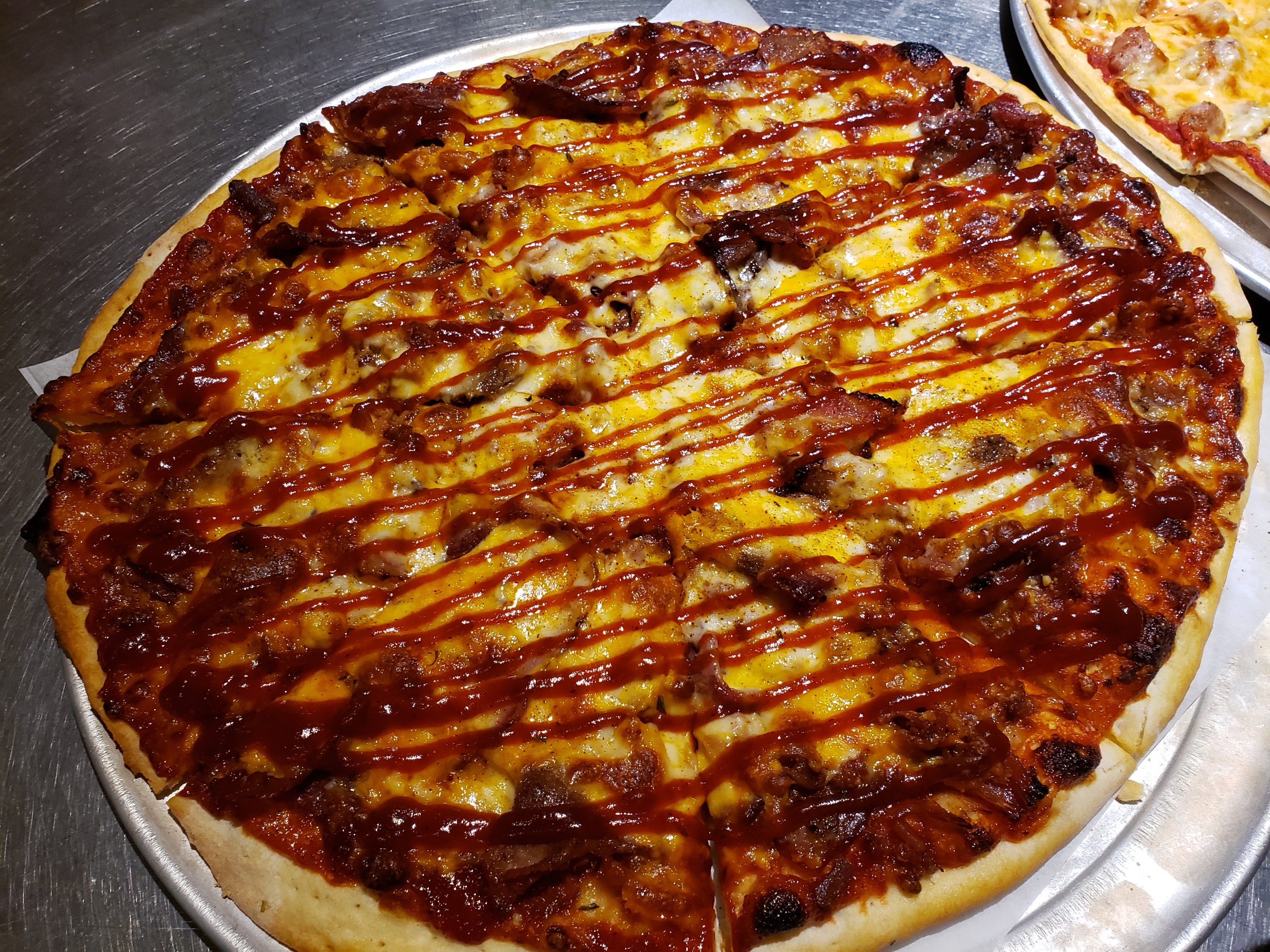 Order BBQ Brisket Pizza | 12" food online from Pagliais Pizza store, Johnston on bringmethat.com