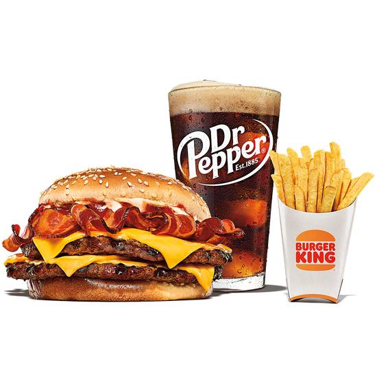 Order Bacon King Sandwich Meal food online from Burger King store, Salt Lake City on bringmethat.com