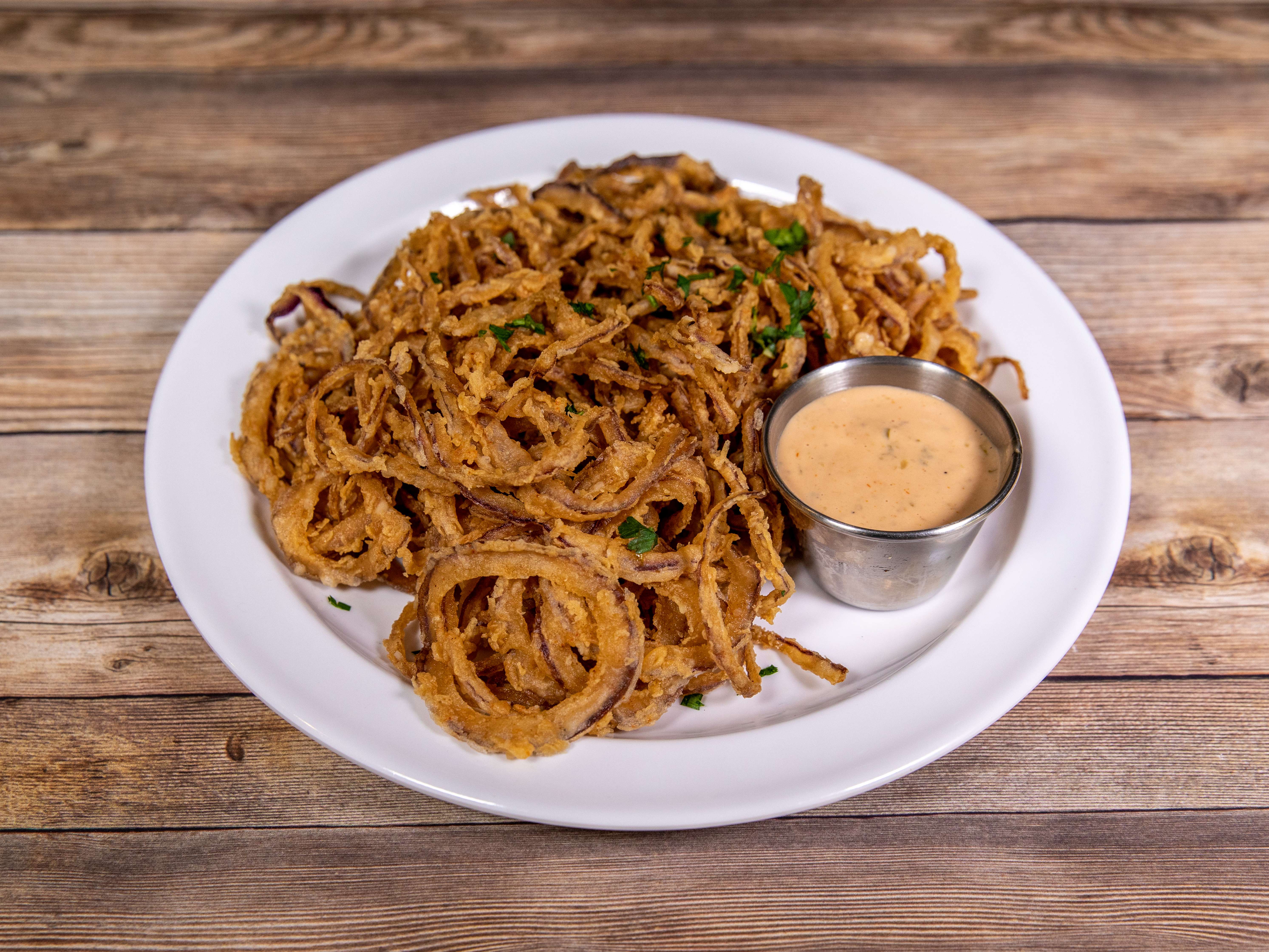 Order Onion Strings food online from The Social House store, Arlington on bringmethat.com