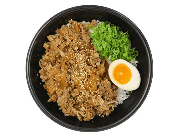 Order Gyudon (Beef) Rice Box food online from Taichi Bubble Tea store, Mount Pleasant on bringmethat.com