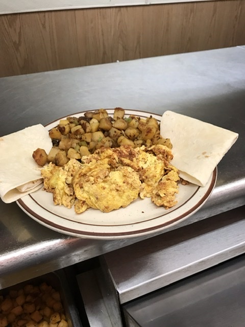 Order 2 Egg Scrambled with Chorizo food online from Waffles Breakfast & Lunch store, Salinas on bringmethat.com