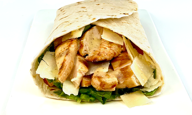 Order Caesar Wrap food online from La Rosa Chicken & Grill store, Madison on bringmethat.com