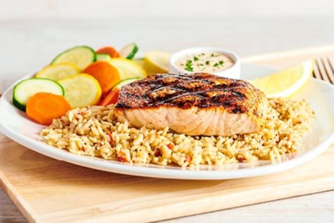 Order Perfectly Grilled Salmon food online from Outback Steakhouse store, Las Vegas on bringmethat.com