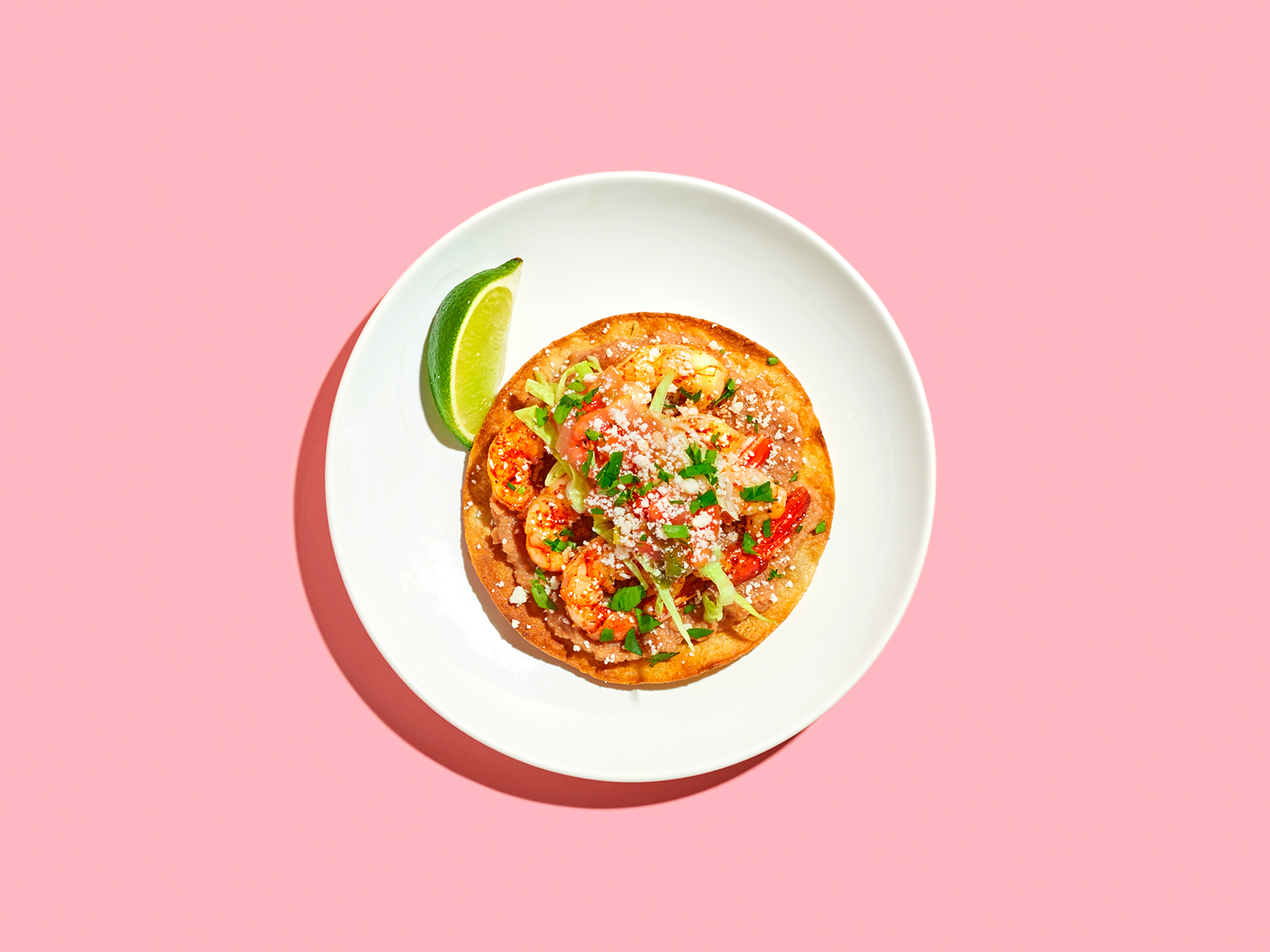 Order Shrimp Ceviche Tostada food online from Thank U, Mex store, Los Angeles on bringmethat.com