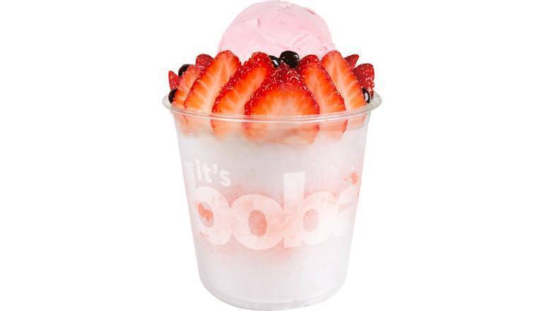 Order Strawberry Bowl Shaved Ice food online from Boba Time store, Glendale on bringmethat.com