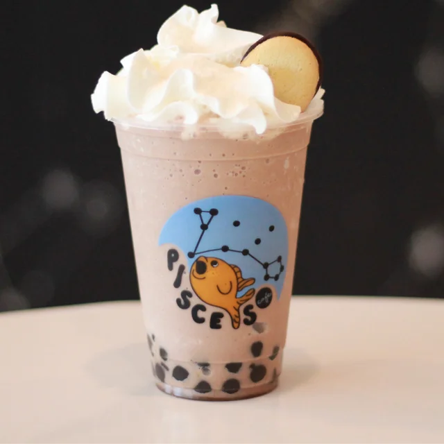 Order Chocolate Mint Blended food online from Pisces Cafe Boba & Tea store, Lisle on bringmethat.com
