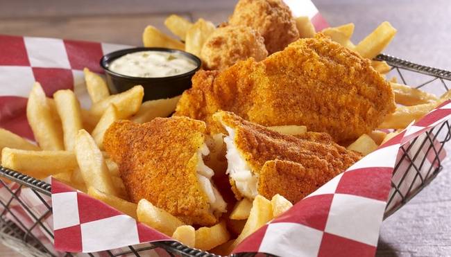 Order 2 Pc Catfish & Fries food online from Catfish Kitchen store, Dothan on bringmethat.com