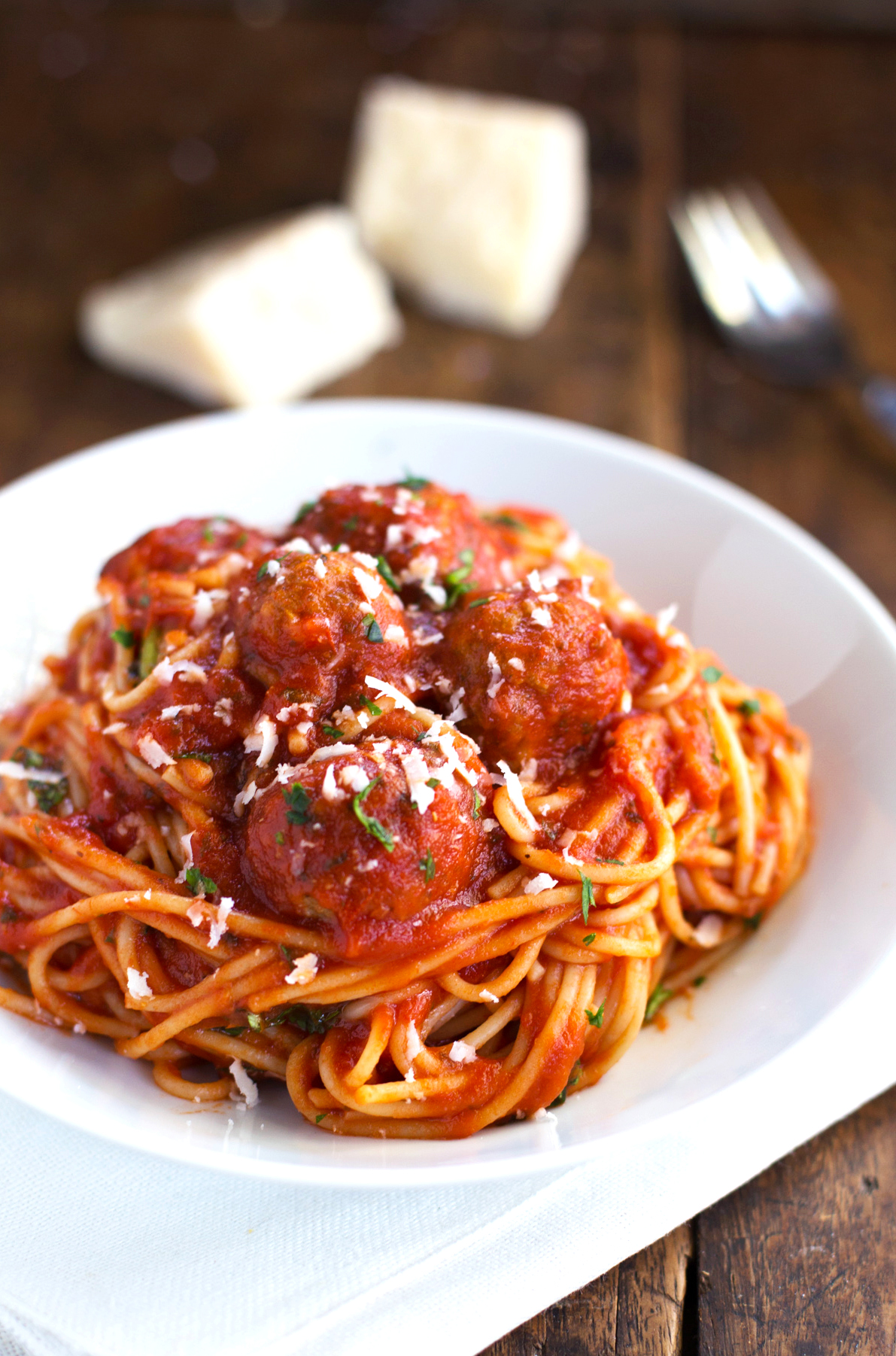 Order Spaghetti & Meatballs food online from Alessandro's Place store, Los Angeles on bringmethat.com