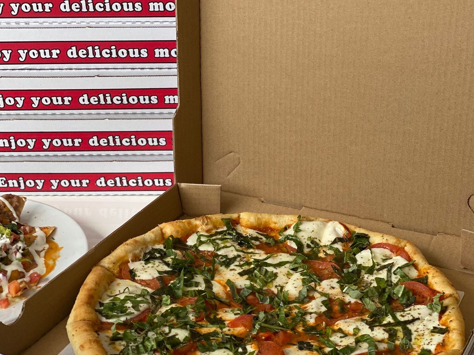 Order 10" Personal Margherita food online from Shalom Pizza store, Los Angeles on bringmethat.com