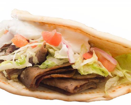 Order Hot Gyro Sandwich food online from Rascal House Pizza Cafe store, Cleveland on bringmethat.com