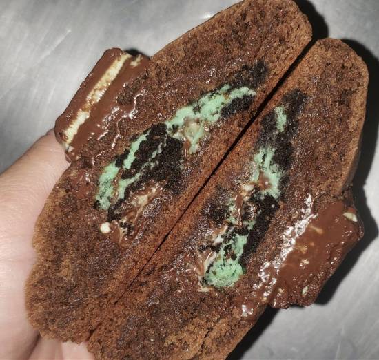 Order Mint Oreo & Andes (1 pc) food online from These Stuffed Cookies Wahiawa store, Wahiawa on bringmethat.com