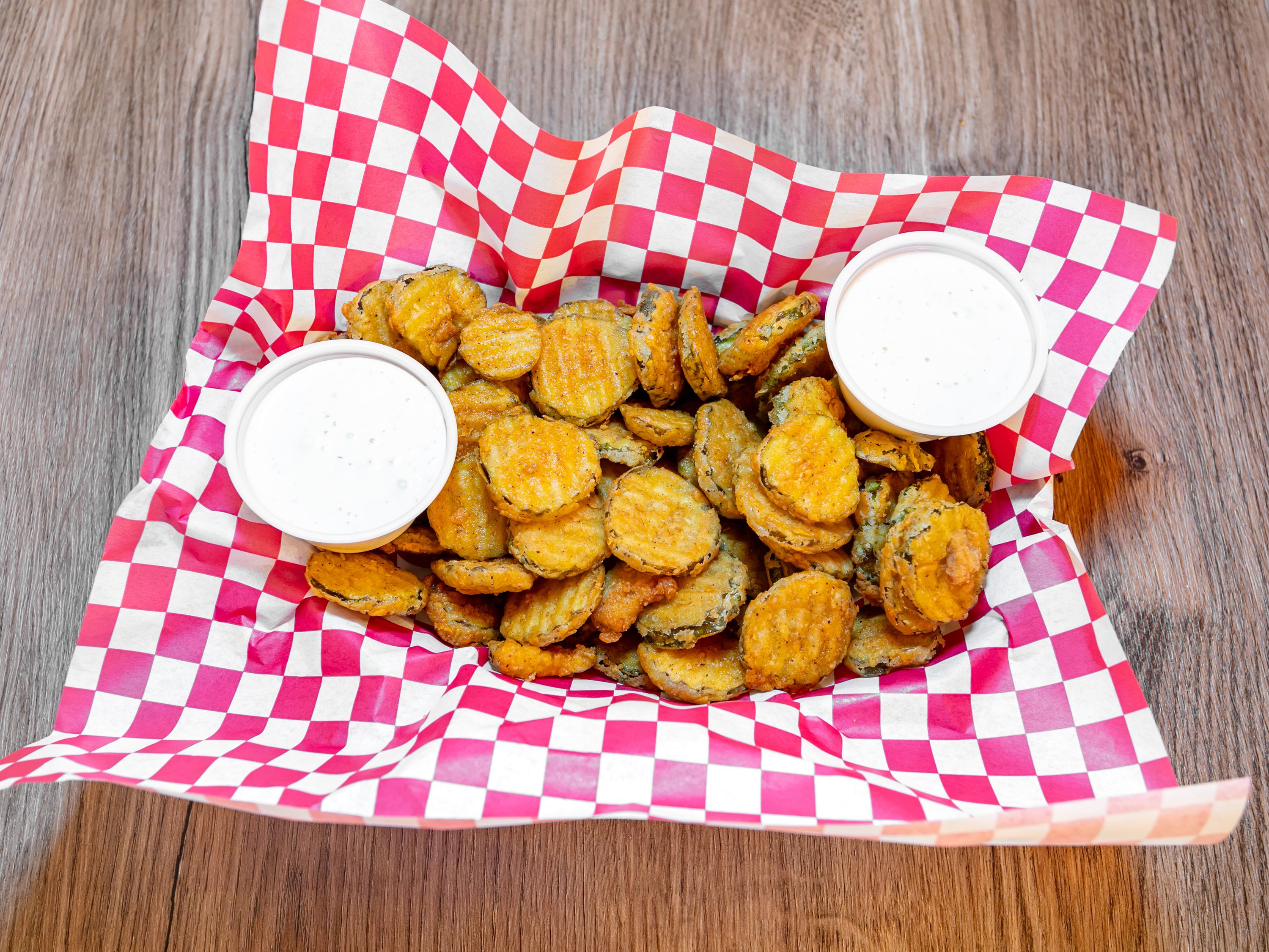 Order Fried Pickles food online from Home Town Steak & Que store, Euharlee on bringmethat.com