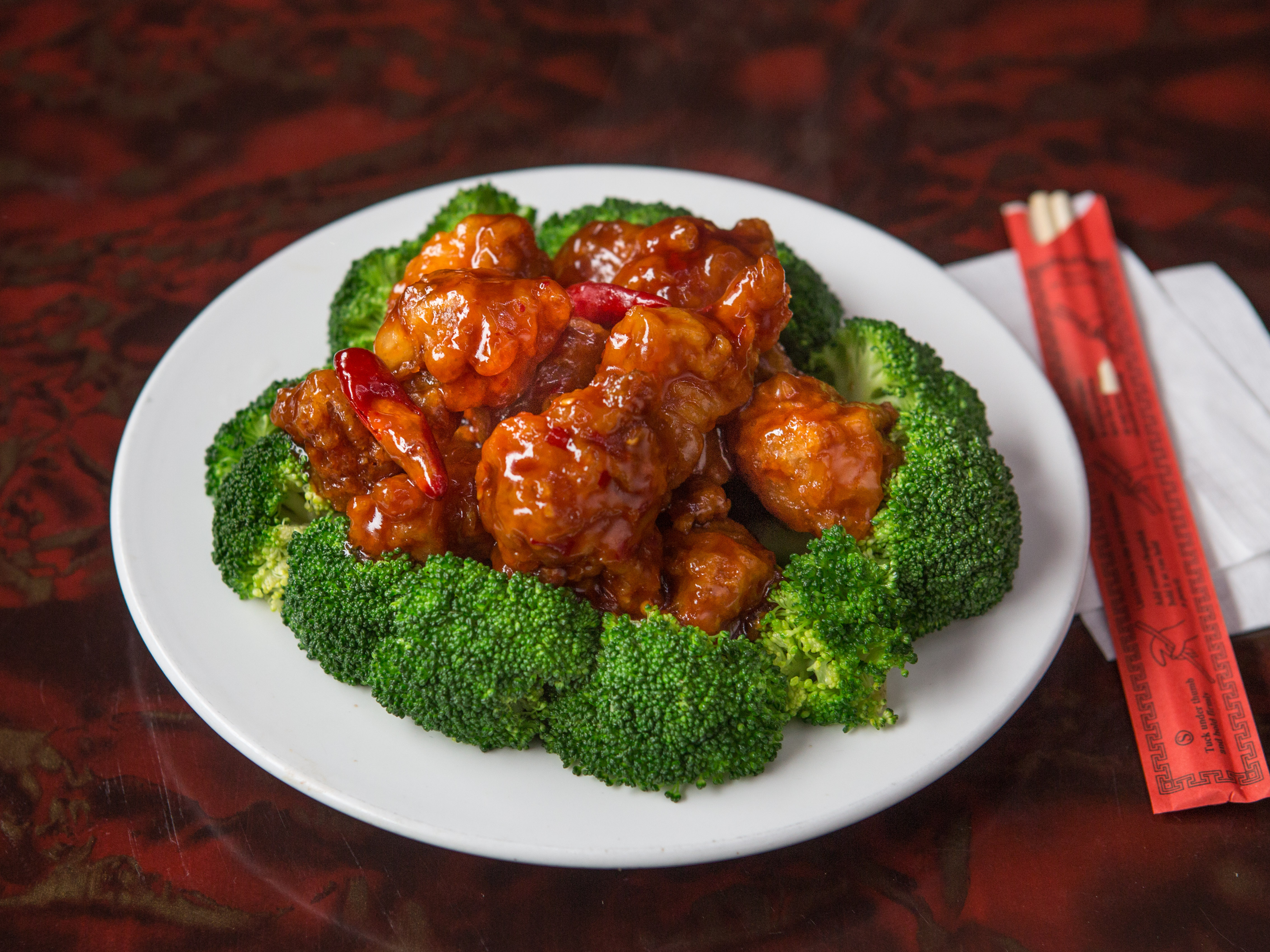 Order H13. General Tso's Chicken food online from New Asia store, New York on bringmethat.com