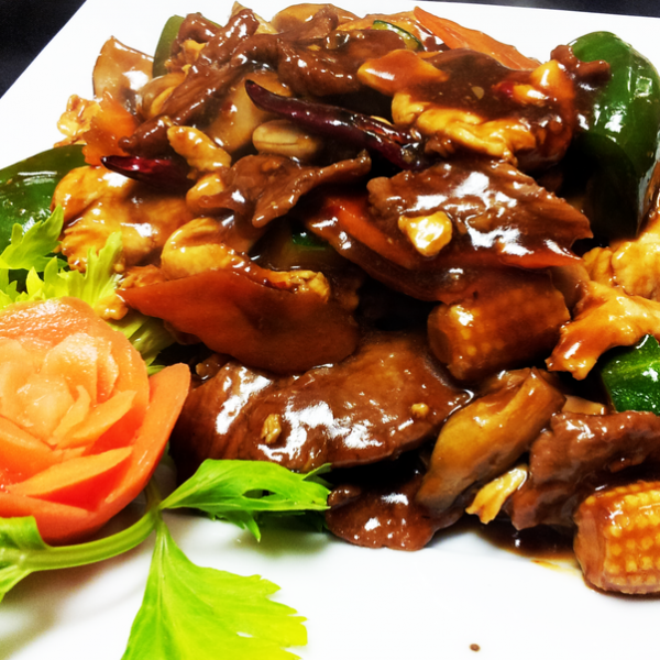 Order Cs9. Kung Pao Triple food online from Asian Fusion store, Kennesaw on bringmethat.com