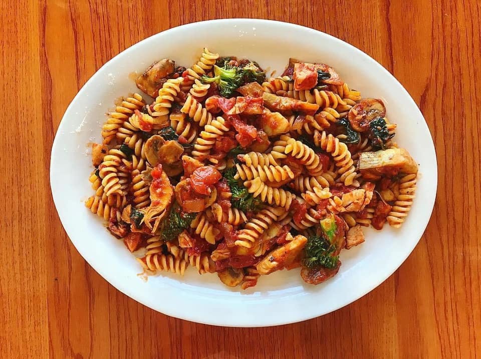 Order Fusilli Primavera Lunch - Pasta food online from Carmelo's Pizza, Pasta, Subs & More!! store, Linthicum Heights on bringmethat.com