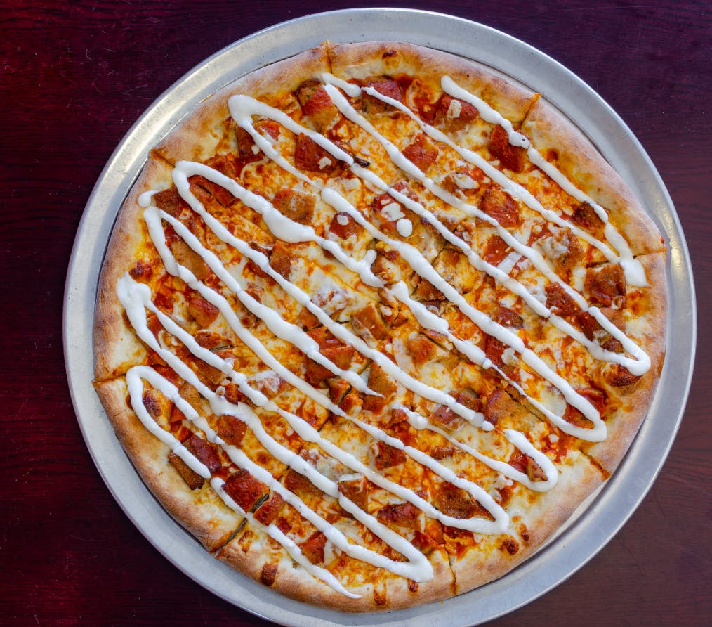 Order Buffalo Chicken Pizza - Large 16'' food online from Mulberry Street Pizza store, Newark on bringmethat.com