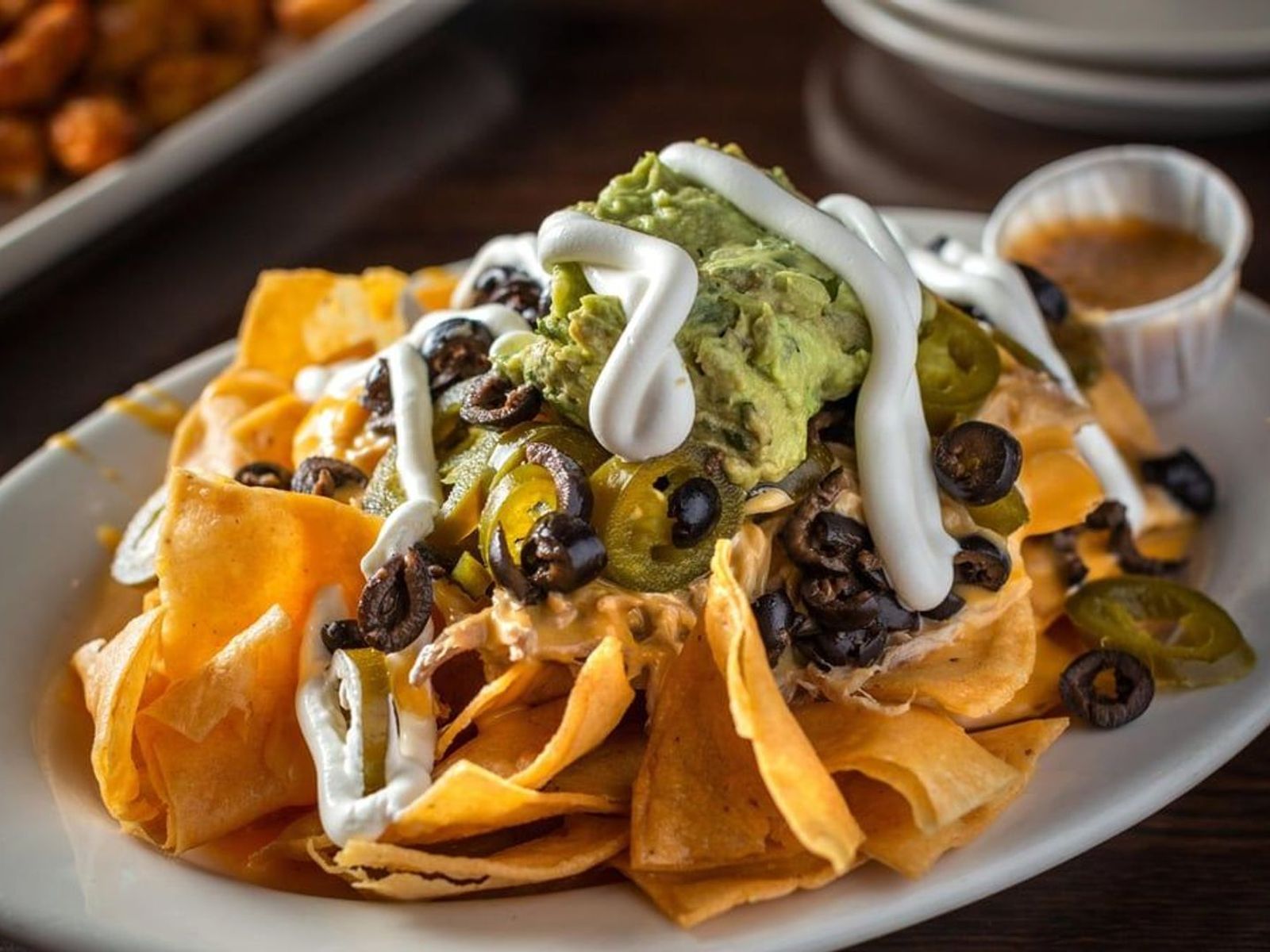 Order Pull Pork Nachos food online from The Piggery store, Chicago on bringmethat.com