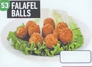 Order #53 Falafel Balls food online from Jersey Kabob Platter & Pizza store, Monroe Township on bringmethat.com