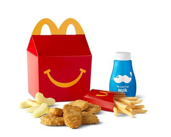 Order 6pc Chicken McNuggets Happy Meal food online from McDonald's store, Woodruff on bringmethat.com