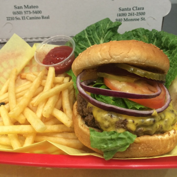 Order Cheeseburger food online from Seniore Pizza store, Santa Clara on bringmethat.com