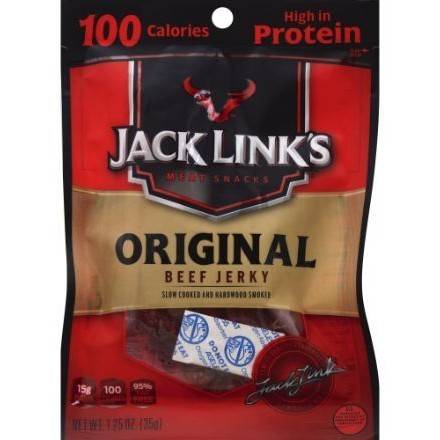 Order Jack Link's Original Beef Jerky (1.25 oz) food online from Goodees Cravings store, Marietta on bringmethat.com