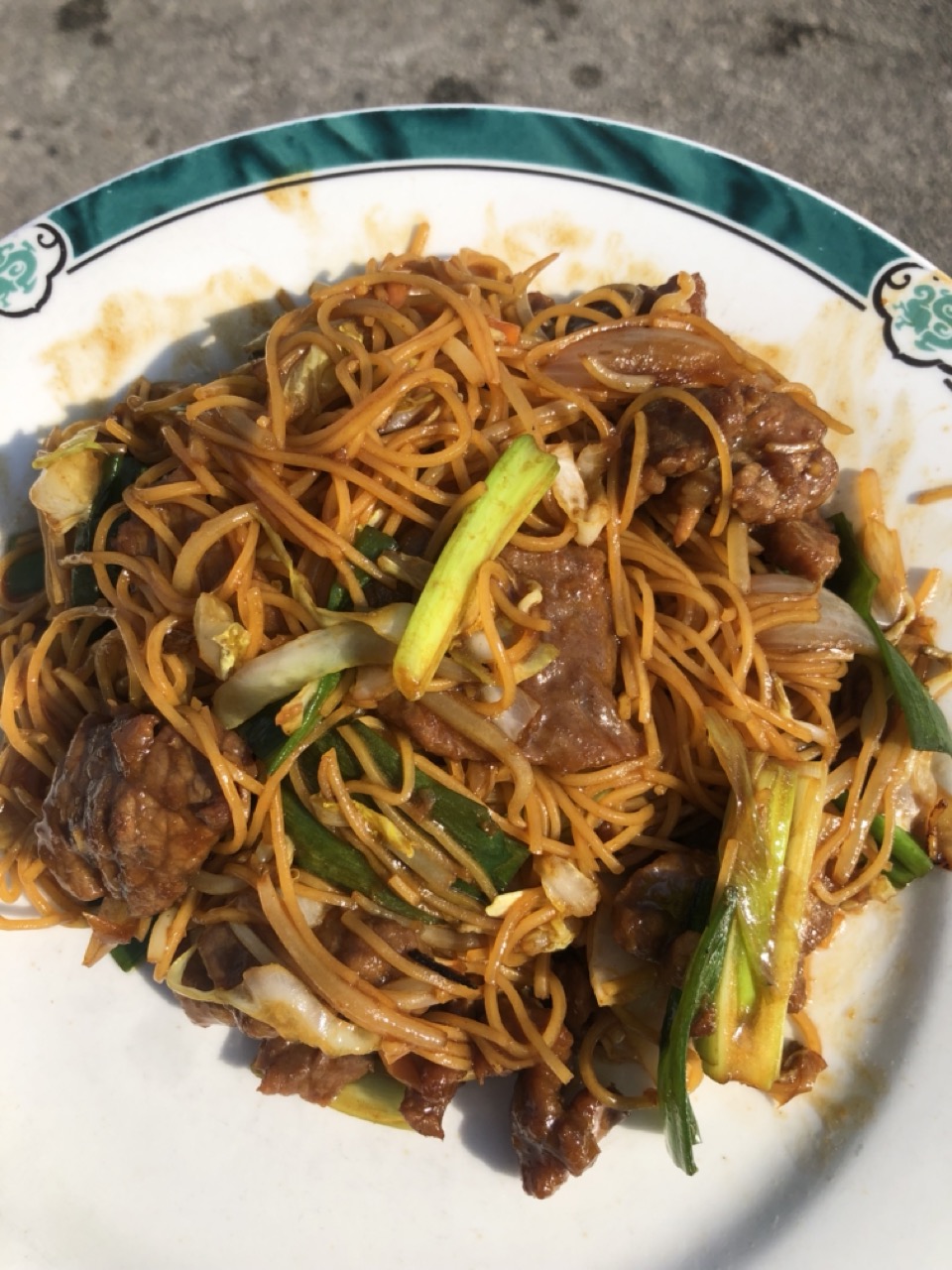 Order L30. Beef Lo Mein Lunch Special food online from Authentic Chinese store, San Antonio on bringmethat.com