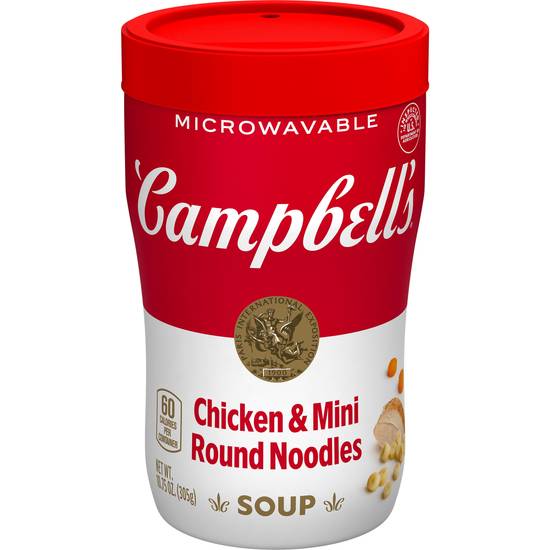Order Campbell's Sipping Soup, Chicken & Mini Round Noodle Soup, 10.75 Oz Microwavable Cup food online from CVS store, BEACH PARK on bringmethat.com