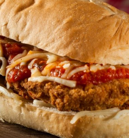 Order Chicken Parm Sub food online from Pizzeria Sapienza store, Albany on bringmethat.com