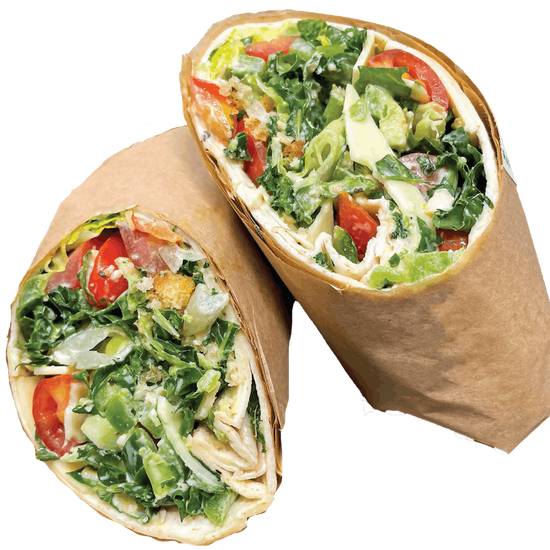 Order Spicy+Kale Caesar Wrap food online from Evergreens Salad store, Seattle on bringmethat.com