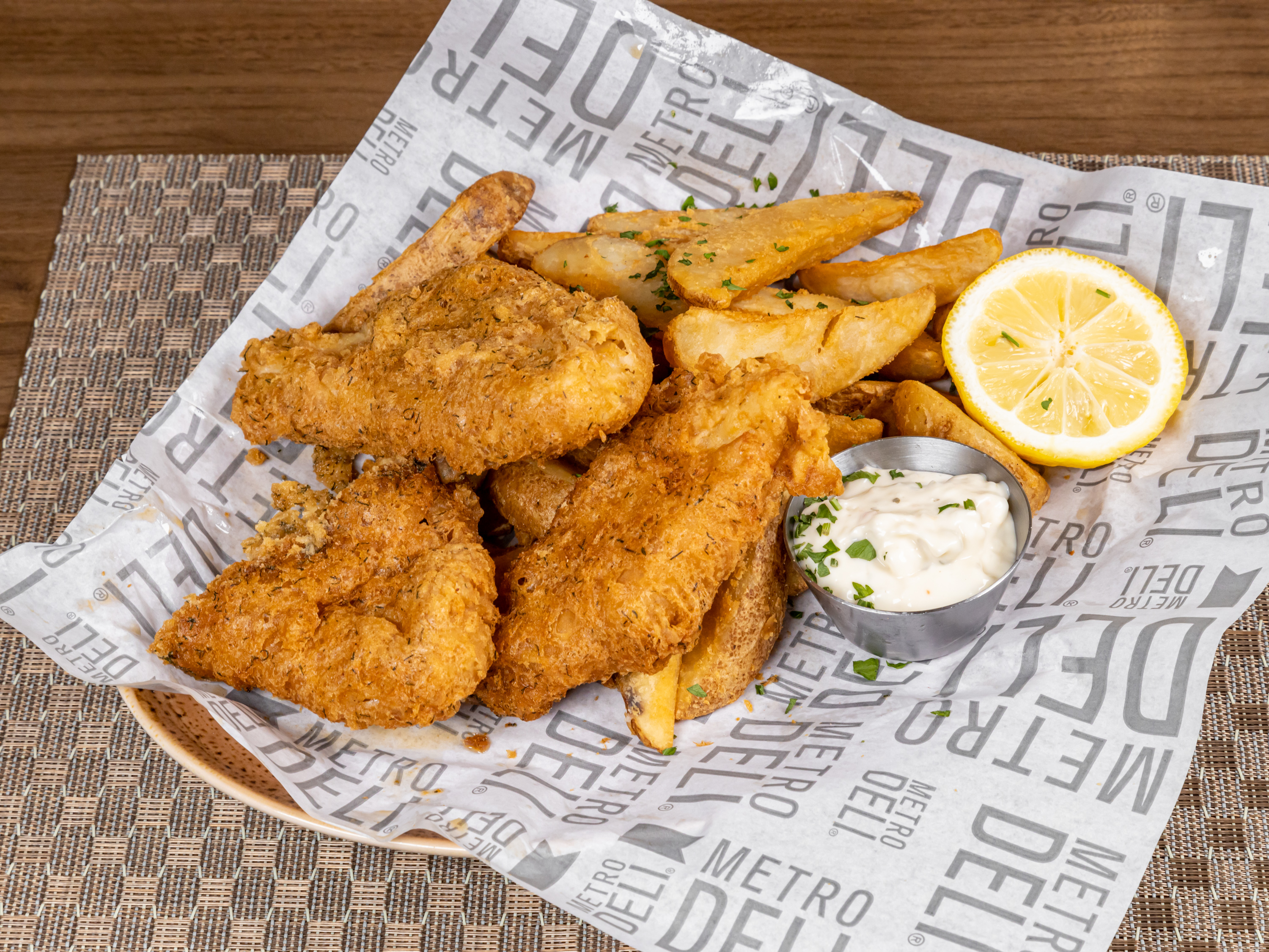Order Fish and Chips food online from South Side Social store, Oak Lawn on bringmethat.com