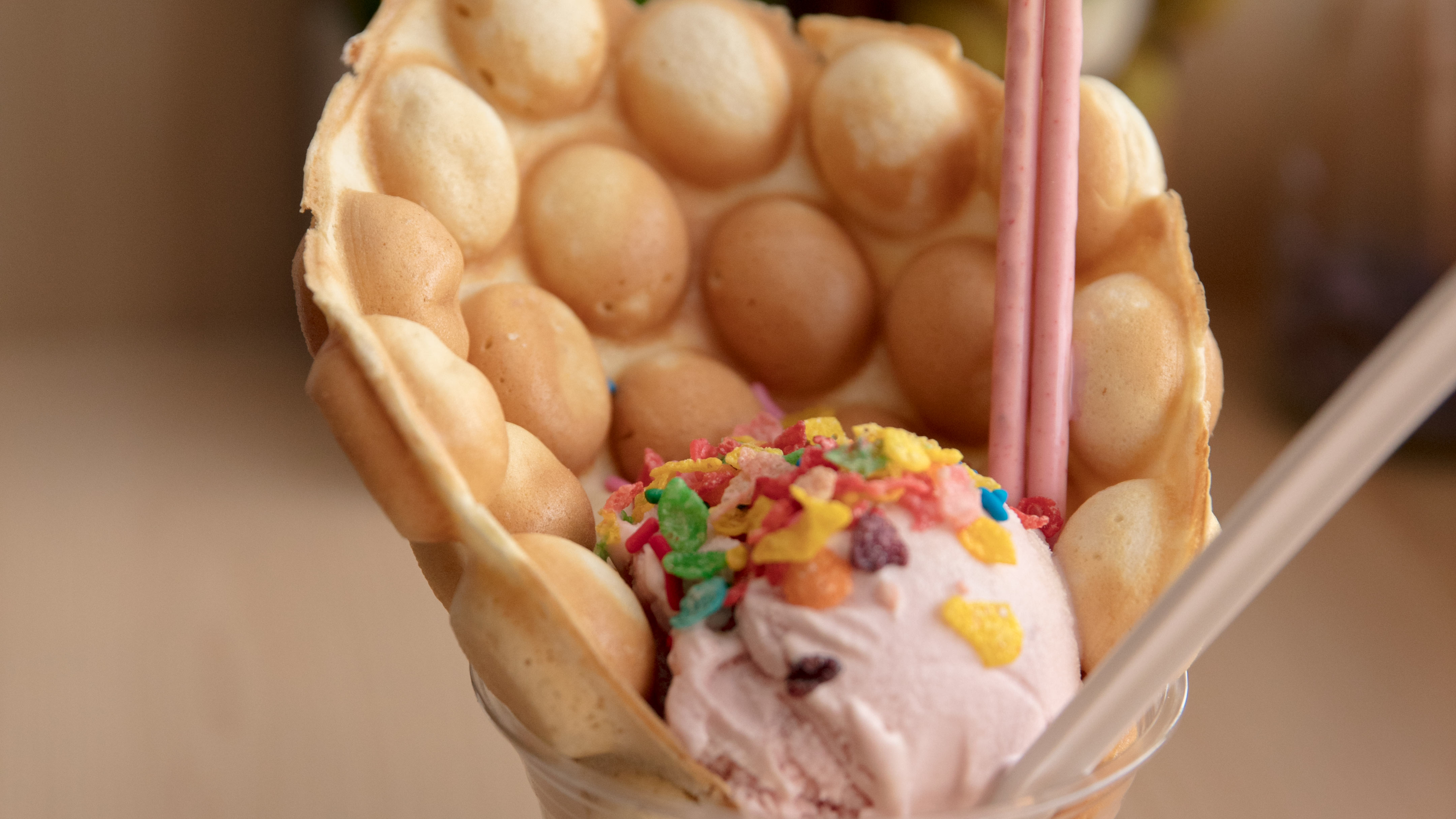 Order Eggpuff & Ice Cream food online from TeaMoji store, Boston on bringmethat.com