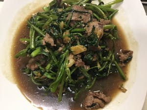 Order VIETNAMESE BEEF MORNING GLORY food online from Lemongrass Cafe store, Louisville on bringmethat.com