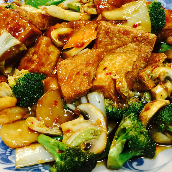 Order Bean Curd with Mixed Vegetables food online from Fengling Restaurant store, Houston on bringmethat.com
