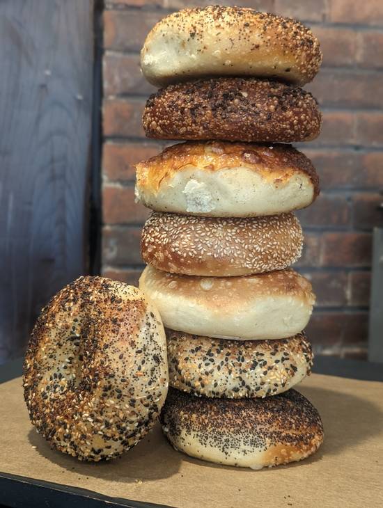 Order Half Dozen Bagels food online from The Bagelry @ Olmo store, New Haven on bringmethat.com