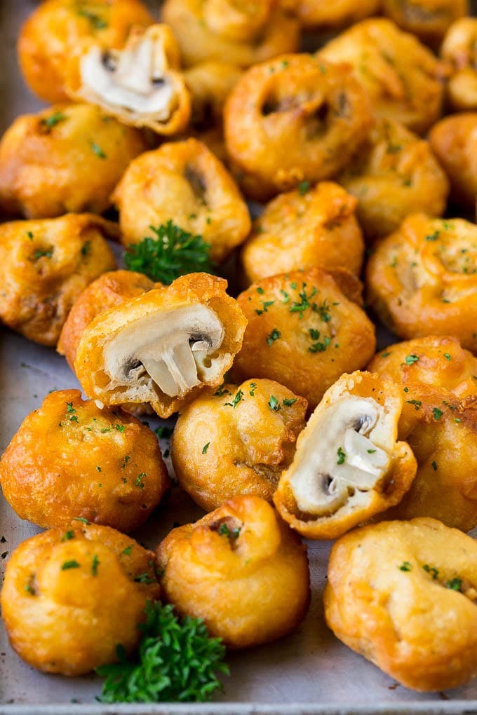 Order Fried Mushrooms - Appetizer food online from Athens Pizza store, Athens on bringmethat.com