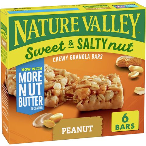 Order Nature Valley Sweet & Salty Nut Granola Bars Peanut 6 Count food online from 7-Eleven store, Newburyport on bringmethat.com