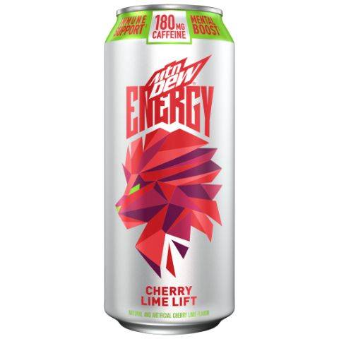 Order MTN DEW ENERGY Cherry Lime 16oz food online from Speedway store, Harrisburg on bringmethat.com