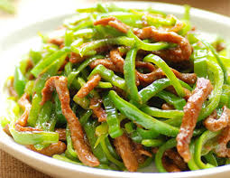 Order L23. Shredded Beef w. Green Hot Pepper 小椒牛肉絲 (午) food online from Szechuan Gourmet store, New York on bringmethat.com