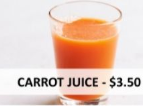 Order Carrot Juice food online from Pepper & Spice Jamaican Restaurant store, Fort Wayne on bringmethat.com