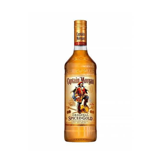 Order Captain Morgan Spiced Rum 750ml | 35% abv food online from Pink Dot store, Santa Clara on bringmethat.com