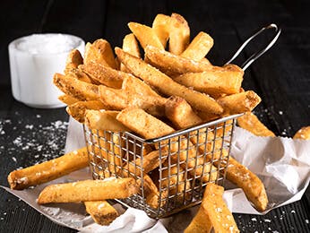 Order Double Truffle Fries - Appetizer food online from Pats Select Pizza | Grill store, Gloucester on bringmethat.com