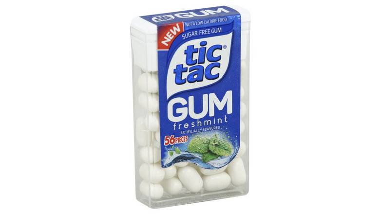 Order Tic Tac Gum, Sugar Free Chewing Gum, Freshmint - 56 Ct food online from Trumbull Mobil store, Trumbull on bringmethat.com